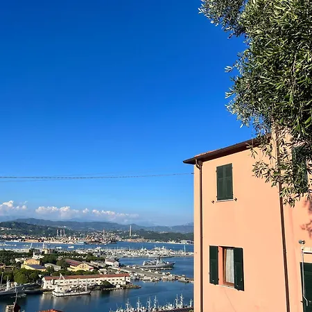 Ferienwohnung Seaview House Free Parking & Private Garden La Spezia Exterior foto